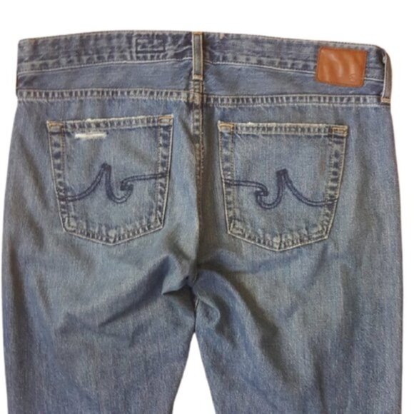 AG ADRIANO GOLDSCHMIED The Nikki Crop Relaxed Skinny distressed jeans - Picture 5 of 15